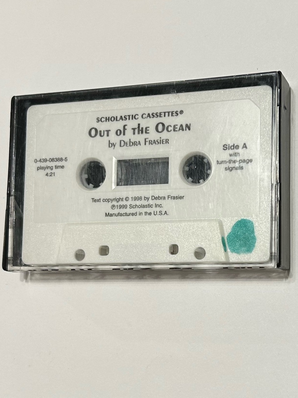 Scholastic Cassettes Out of the Ocean
